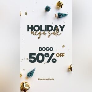 BOGO 50 % Off Holiday Gift Sale!